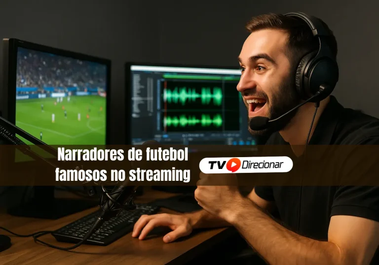 Narradores de futebol famosos no streaming: Quem são ? - TV Direcionar