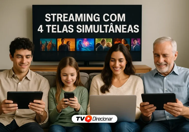 Streaming com 4 telas simultâneas: Onde assistir e compartilhar - TV Direcionar