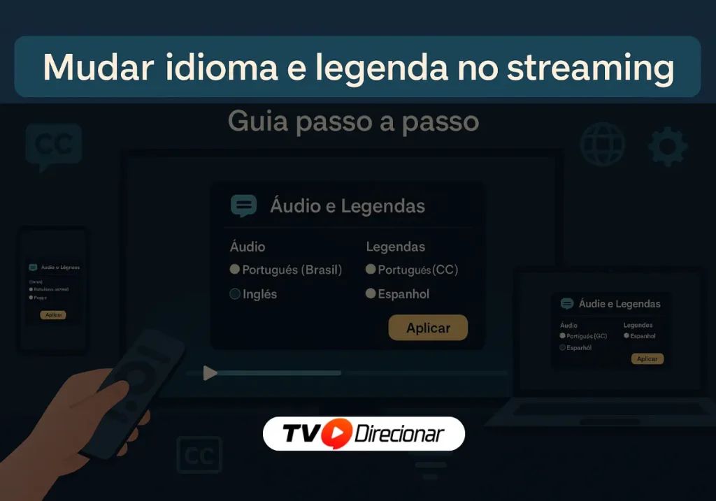 Mudar idioma e legenda no streaming: Guia passo a passo - TV Direcionar