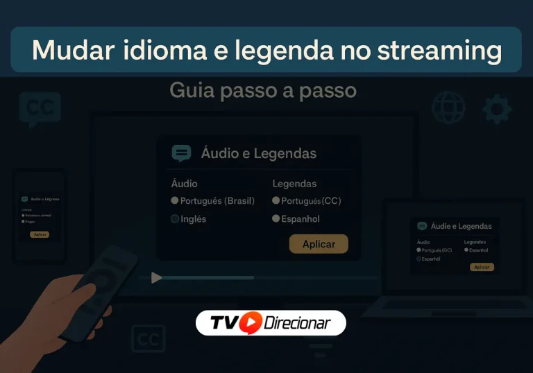Mudar idioma e legenda no streaming: Guia passo a passo - TV Direcionar